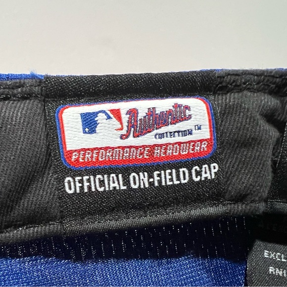 New Era, 59Fifty Fitted Hat, New York Mets, Blue & Orange - Picture 5 of 10